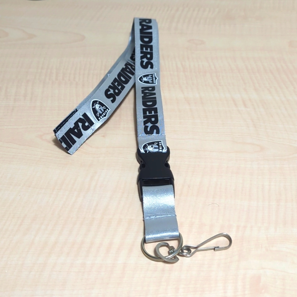 Raiders lanyard